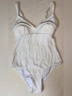 Seea Lana one piece in Bamboo White Textured One-Piece Swimsuit